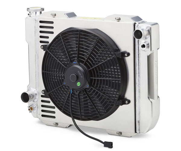 123 Series Radiator System Universal Ford 17 Inch Core Shroud and Fan Man Transmission Proform Radiator ProForm