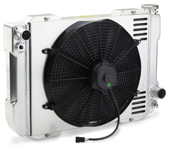123 Series Radiator System Universal GM 19 Inch Core Shroud and Fan Manual Transmission Proform Radiator ProForm