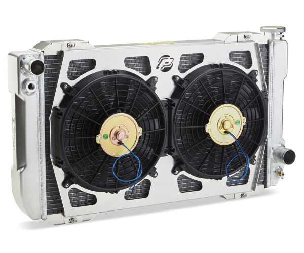 123 Series Radiator System Universal GM 26 Inch Core Bracket and Dual Fans Manual Transmission Proform Radiator ProForm
