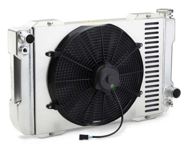 123 Series Radiator System Universal GM 26 Inch Core Shroud and Fan Manual Transmission Proform Radiator ProForm