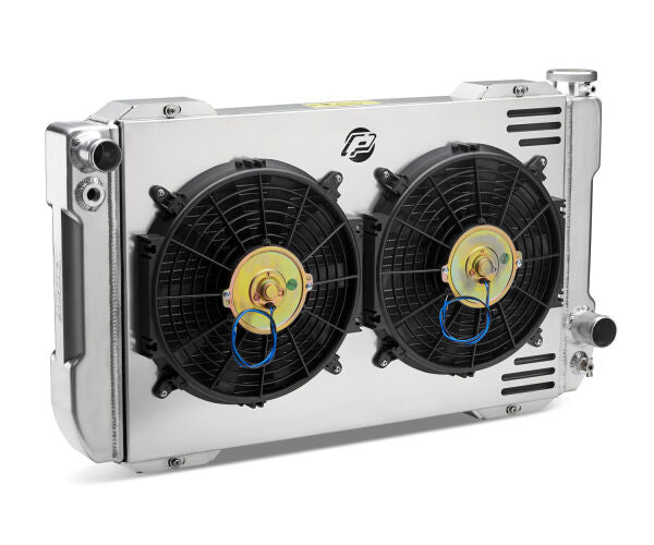 123 Series Radiator System Universal GM 26 Inch Core Shroud and Dual Fans Manual Transmission Proform Radiator ProForm