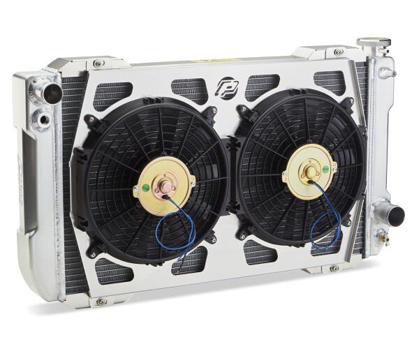 123 Series Radiator System Universal GM 26 Inch Core Bracket w/ Fans LS Conv Manual Transmission Proform Radiator ProForm