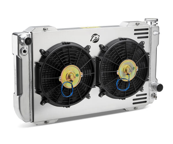 123 Series Radiator System Universal GM 26 Inch Core Shroud/Fans LS Conv Manual Transmission Proform Radiator ProForm