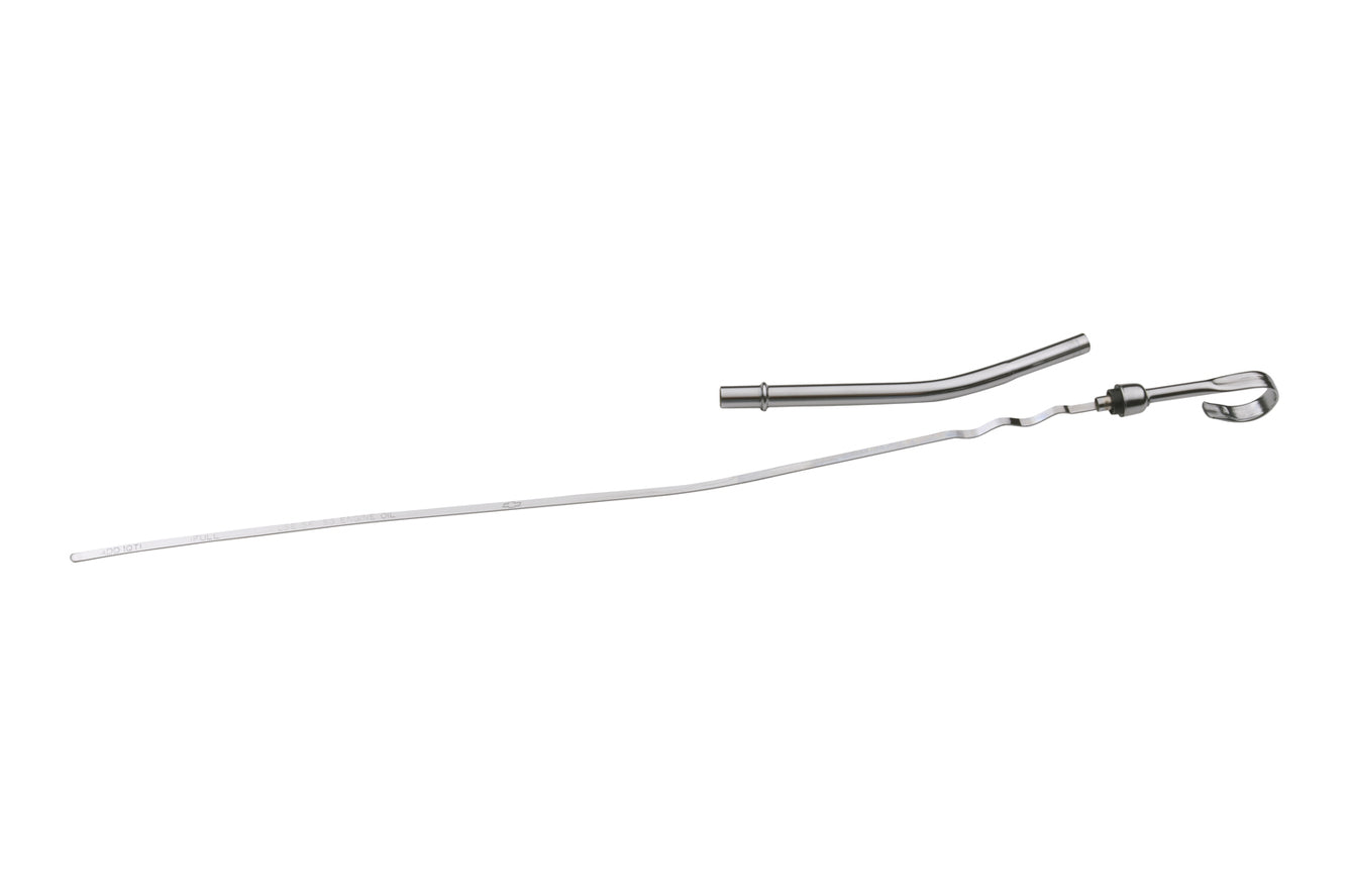 Engine Oil Pan Dipstick and Tube Kit Chrome Steel For Small Block Chevy 55-77 Chevrolet Performance Parts Engine Oil Dipstick ProForm