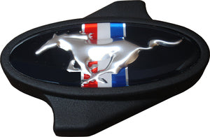 Air Cleaner Center Nut Pony Black Mustang Pony Logo Black Ford Racing Air Cleaner Mounting Nut ProForm