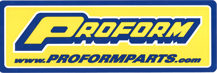 Decal Proform Logo 3 Inches X 9 Inches Contingency Style Proform Decals ProForm