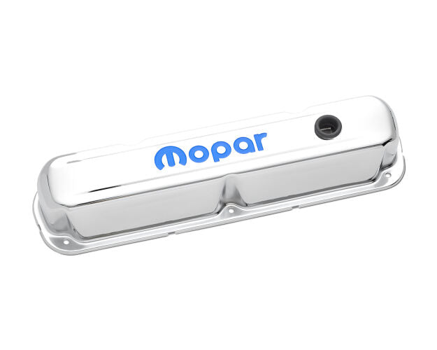 Engine Valve Covers Steel Chrome Mopar Emblem Fits LA/Small Block Engines Proform Engine Valve Cover ProForm
