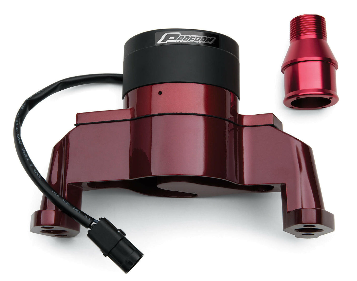 Electric Engine Water Pump Aluminum Red Powder Coat Fits SB Chevy Engines Proform Engine Water Pump ProForm