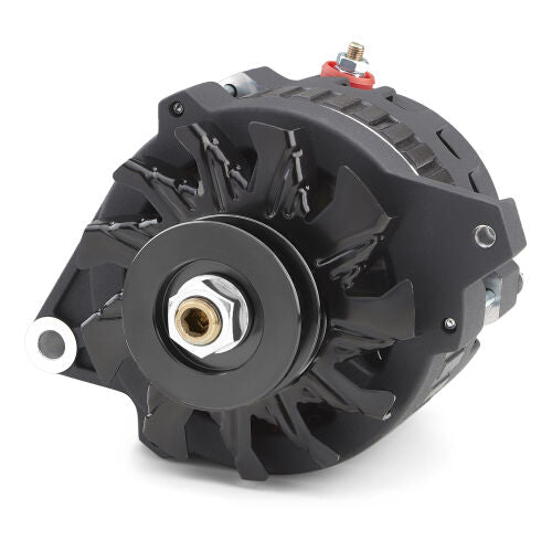 CS130 Alternator 160 AMP 1-Wire V-belt Pulley Black Crinkle Proform Alternators ProForm