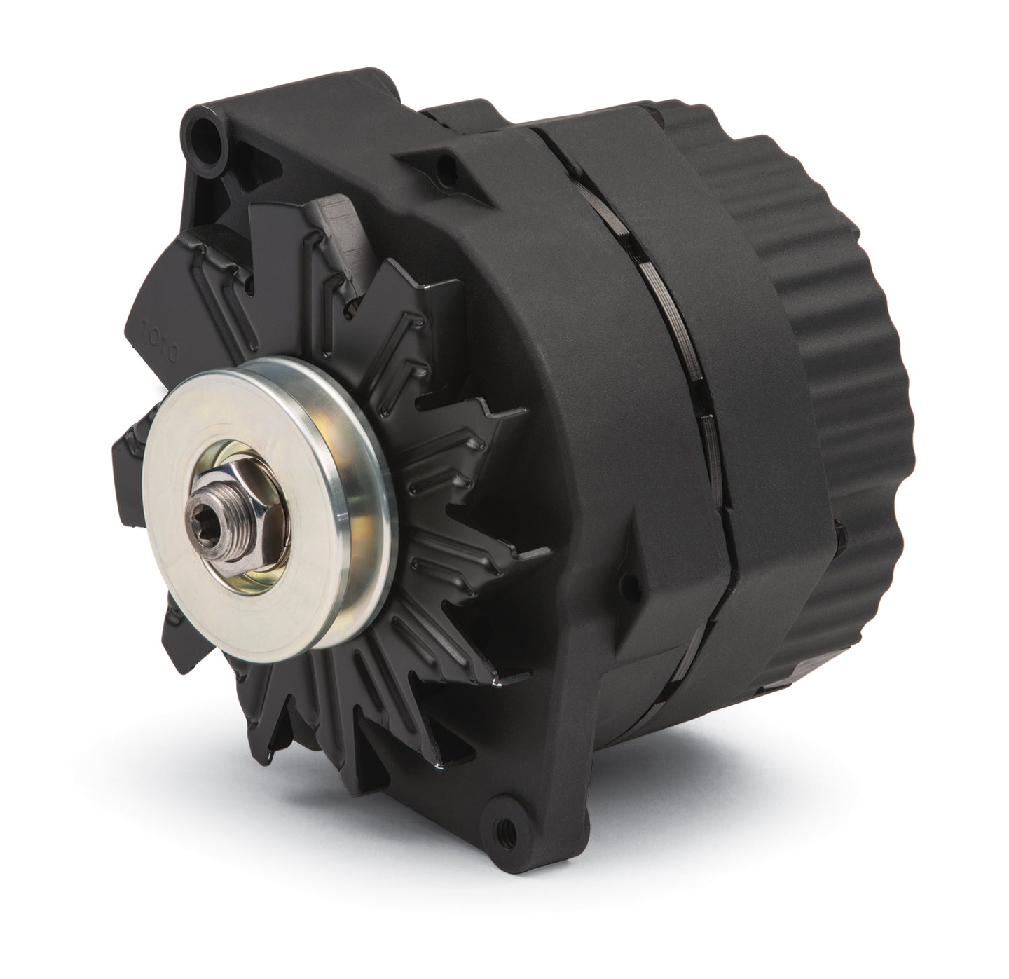 Alternator 100 AMP GM 1-Wire Style V-Belt Pulley Black Crinkle Proform Alternators ProForm