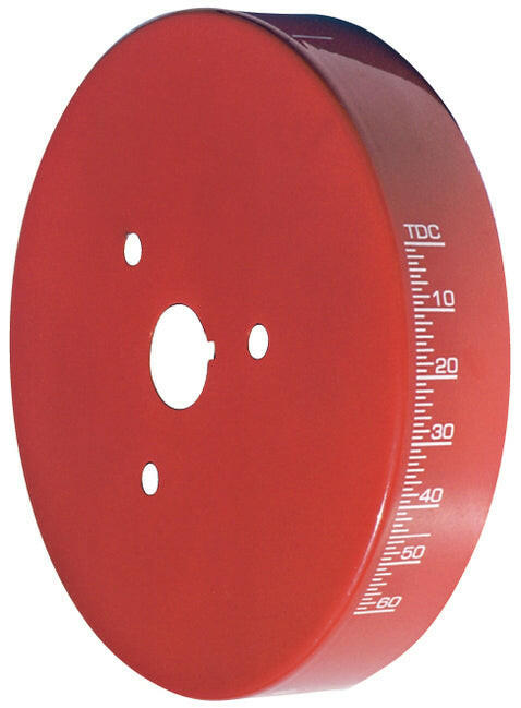Engine Harmonic Balancer Cover Fits SB Chevy using 6-3/4 Inch Damper Red Proform Engine Harmonic Balancer Cover ProForm