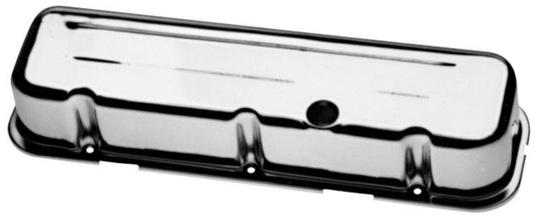 Engine Valve Covers Stamped Steel Tall Chrome w/Baffles Fits BB Chevy No Logos Proform Engine Valve Cover ProForm