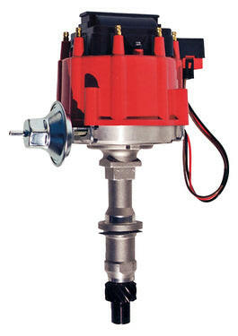HEI Distributor 50,000 Volt Built-In Coil Red Cap Fits Pontiac V8 Engines Proform Distributor ProForm