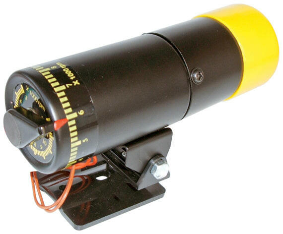 RPM Shift Light StAnd Alone Adjustable Model Black Body with Yellow Cover Proform Shift Indicator Light ProForm