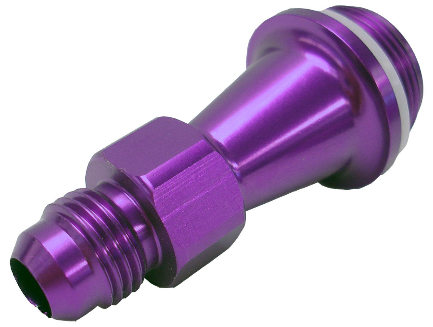 Carburetor Fuel Bowl Inlet Fitting Kit -6AN Male to 7/ 8-20 Male Sold Each Proform Carburetor Fuel Inlet Fitting ProForm
