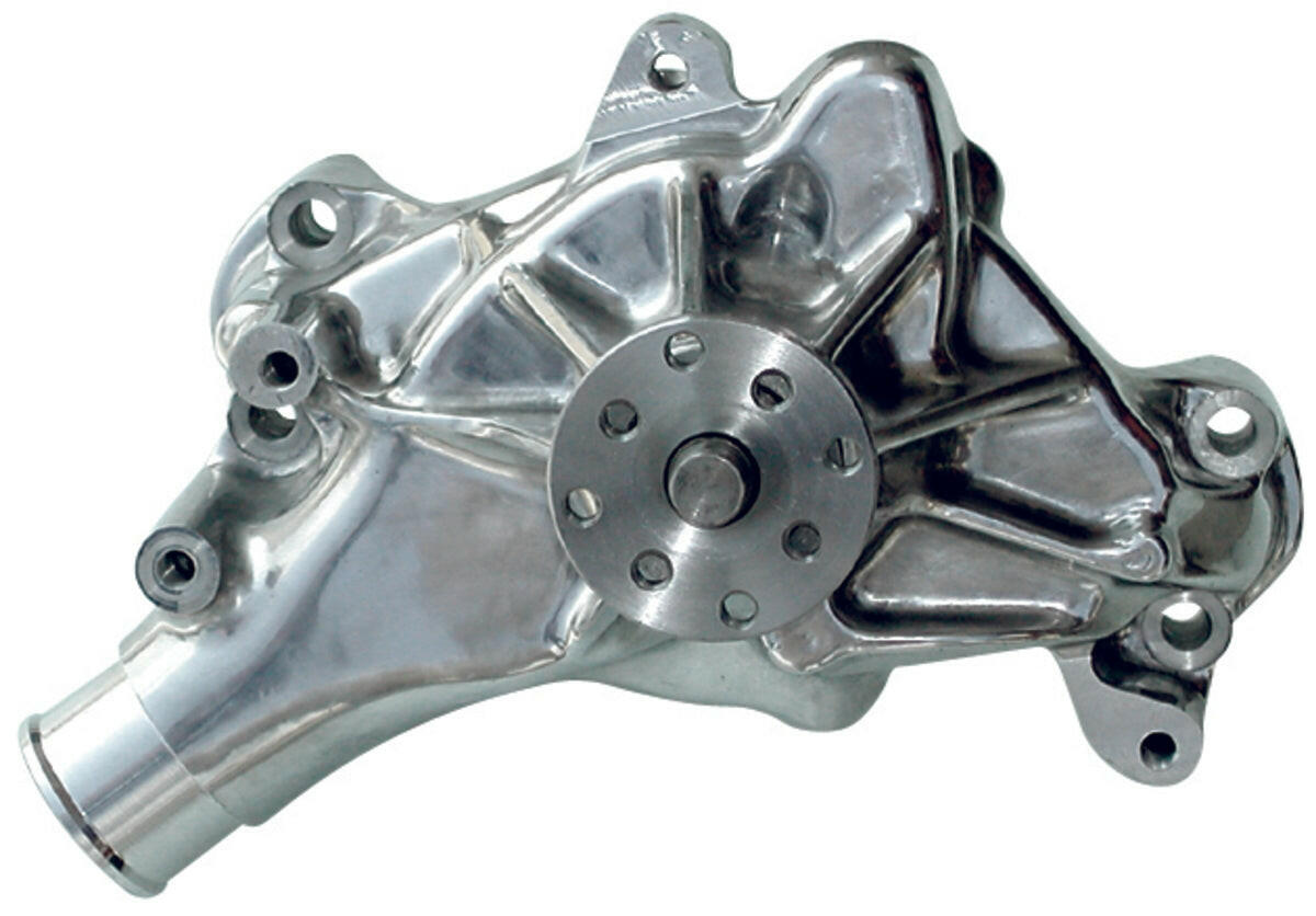 Engine Water Pump Mechanical Long Style High Flow Model Polished SB Chevy Proform Engine Water Pump ProForm