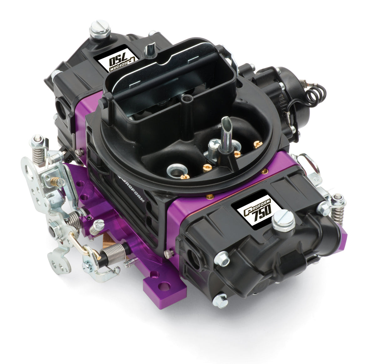 Black Street Series Carburetor 750 CFM Mechanical Secondary Black/ Purple Proform Carburetors ProForm