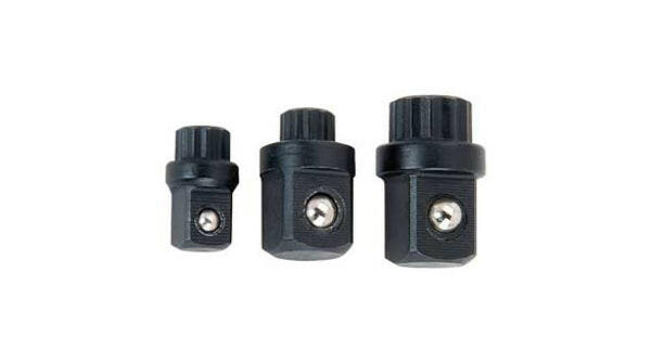 Socket Assist Tool Set 12-Point Set Includes 3 Sizes 1/4 X 1/4, 1/4 X 3/8, 3/8 X 3/8 Steel Proform Socket Set ProForm