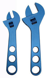Adjustable AN Fitting Wrench Set Aluminum Blue Anodized Complete Set Proform Line Fitting Wrench Set ProForm