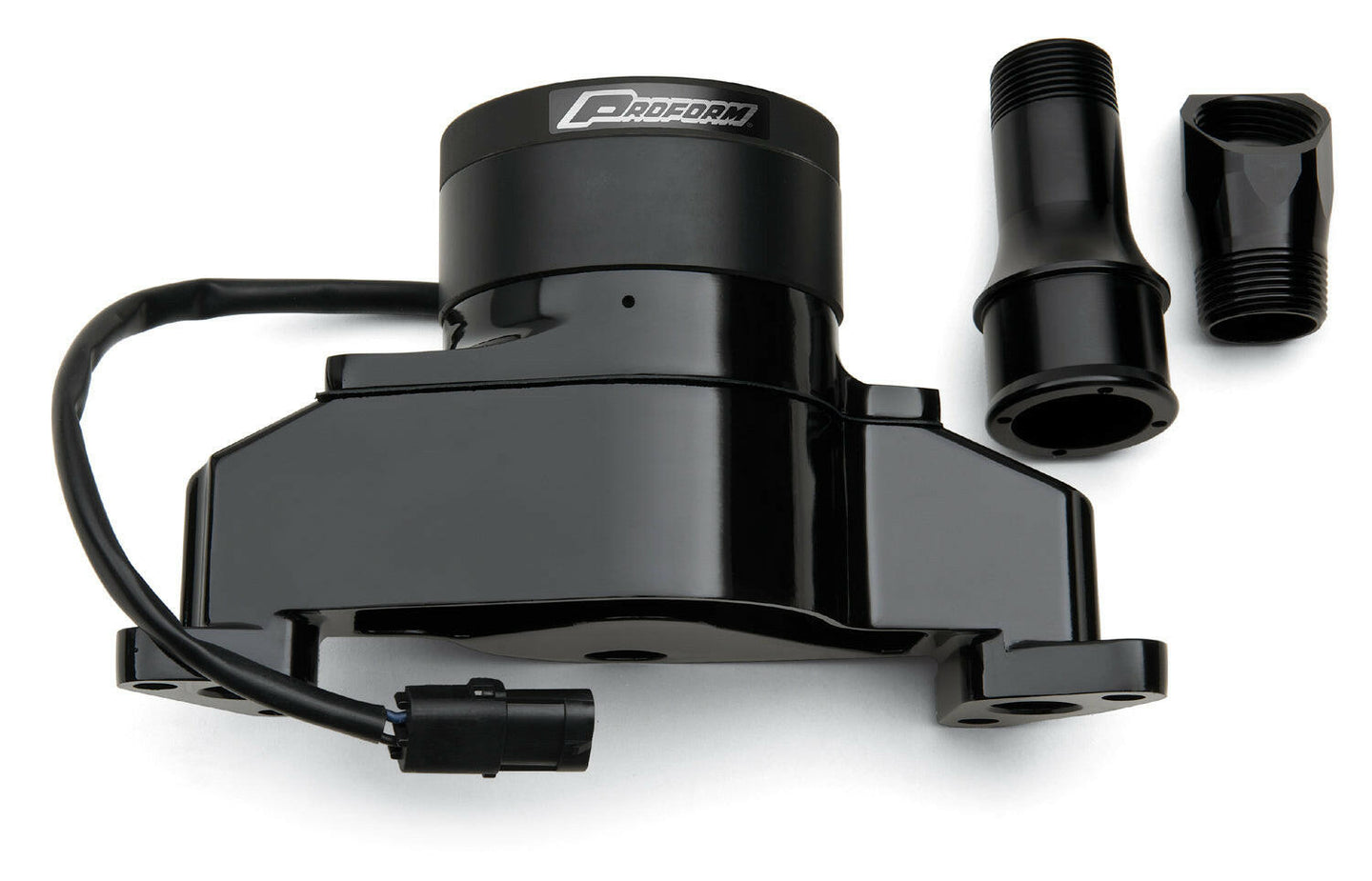Electric Engine Water Pump Aluminum Black Powder Coat Fits SB Ford Engines Proform Engine Water Pump ProForm