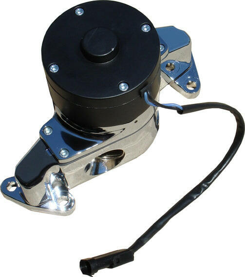 Electric Engine Water Pump Aluminum Chrome Finish Fits SB Ford Engines Proform Engine Water Pump ProForm