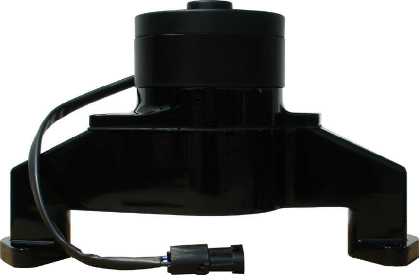Electric Engine Water Pump Aluminum Black Powder Coat Fits BB Chevy Engines Proform Engine Water Pump ProForm
