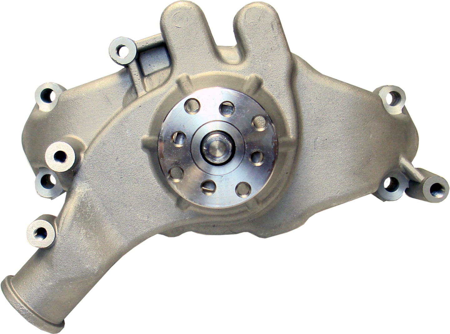 Engine Water Pump Mechanical Long Style High Flow Model Satin BB Chevy Proform Engine Water Pump ProForm