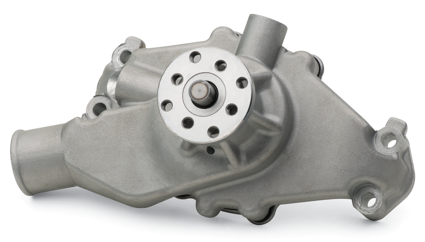 Engine Water Pump Mechanical Short Style High Flow Model Satin SB Chevy Proform Engine Water Pump ProForm