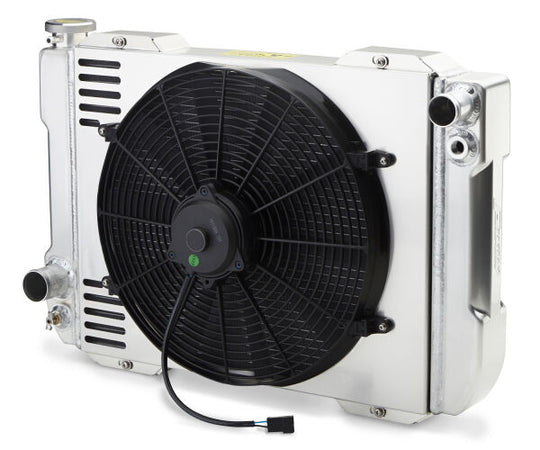123 Series Radiator System Universal Ford 19 Inch Core Shroud and Fan Manual Transmission Proform Radiator ProForm