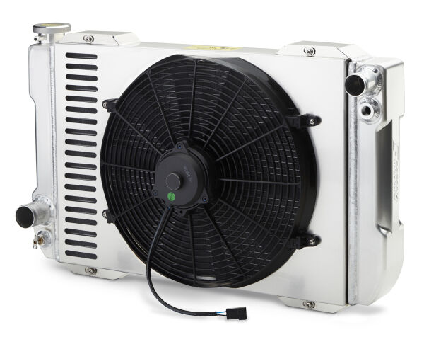 123 Series Radiator System Universal Ford 26 Inch Core Shroud and Fan Manual Transmission Proform Radiator ProForm   