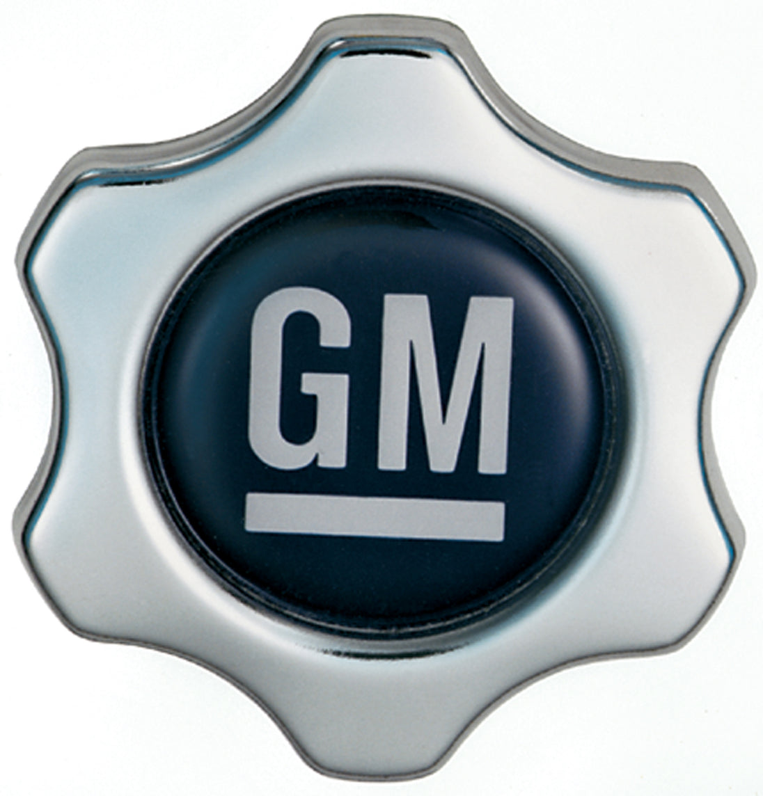 Engine Oil Filler Cap Chevy Style Valve Cover Hole White on Blue GM Logo Chevrolet Performance Parts Engine Oil Filler Cap ProForm   