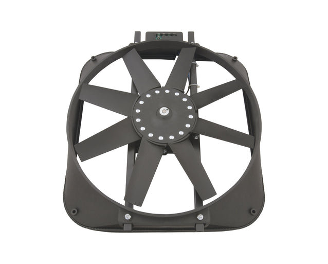 Electric Radiator Fan High Perf. Model w/Bowtie Logo and Thermo 15 In