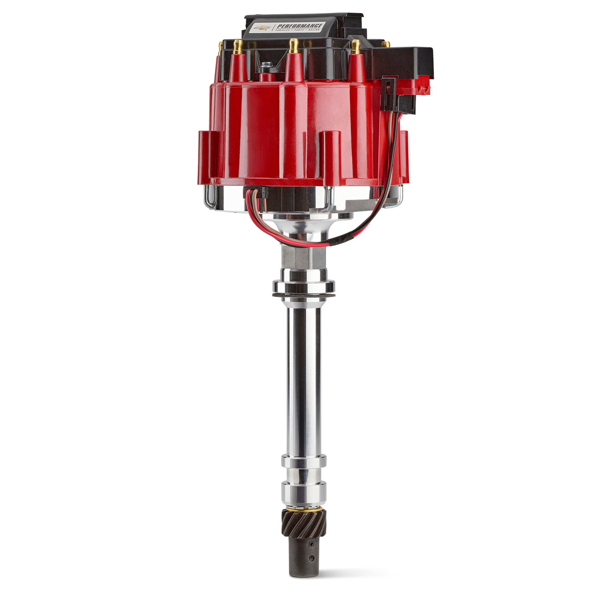 ProForm 141-685 Chevrolet HEI distributor with red cap and melonized steel gear