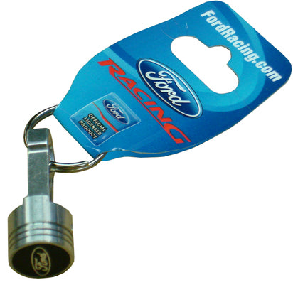 Keychain Piston And Connecting Rod Model Ford Oval Logo Sold Each Ford Racing Key Chains ProForm