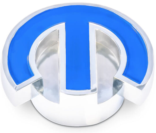 Deluxe Air Cleaner Center Nut MOPAR Omega Style Chrome w/Blue Proform Air Cleaner Mounting Nut ProForm   