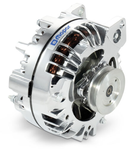 Alternator 110 AMP Chrysler/Mopar 1-Wire Style V-Belt Pulley Chrome Proform Alternators ProForm   