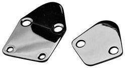 Fuel Pump Block-Off Plate Chrome with No Logo Fits SB Chevy V8 Engines Proform Fuel Pump Block-Off Plate ProForm