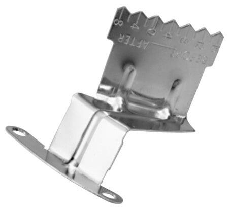 Engine Timing Tab Chrome Fits Small Block Chevy Using 8 Inch Balancer Proform Engine Timing Tab ProForm   