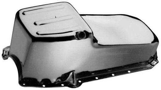 Oil Pan Street Type Unit Chrome Plated Steel Fits Small Block Chevy 1965-1979 Proform Engine Oil Pan ProForm   