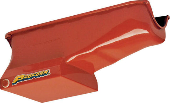 Engine Oil Pan Low Profile Design Hi-Capacity 7 Quart Chrome SB Chevy Proform Engine Oil Pan ProForm   