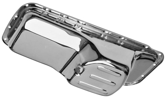 Engine Oil Pan Street Model Chrome Plated Fits BB Chrysler 5 Quart Capacity Proform Engine Oil Pan ProForm   