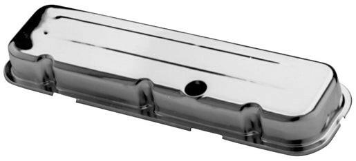 Engine Valve Covers Stamped Steel Short Chrome w/Baffles Fits BB Chevy No Logos Proform Engine Valve Cover ProForm   