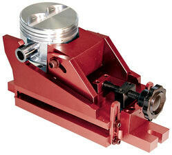 Engine Piston Vise Heavy Duty Multiple Angle Fits Up To 4.6 Inch Diameter Engine Pistons Billet Aluminum Red Anodized Proform Engine Piston Vise ProForm   