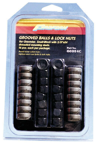 Engine Rocker Arm Ball And Nut Kit Fits 3/8-24 Thread Stud For Stamped Rockers Proform Engine Rocker Arm Ball ProForm