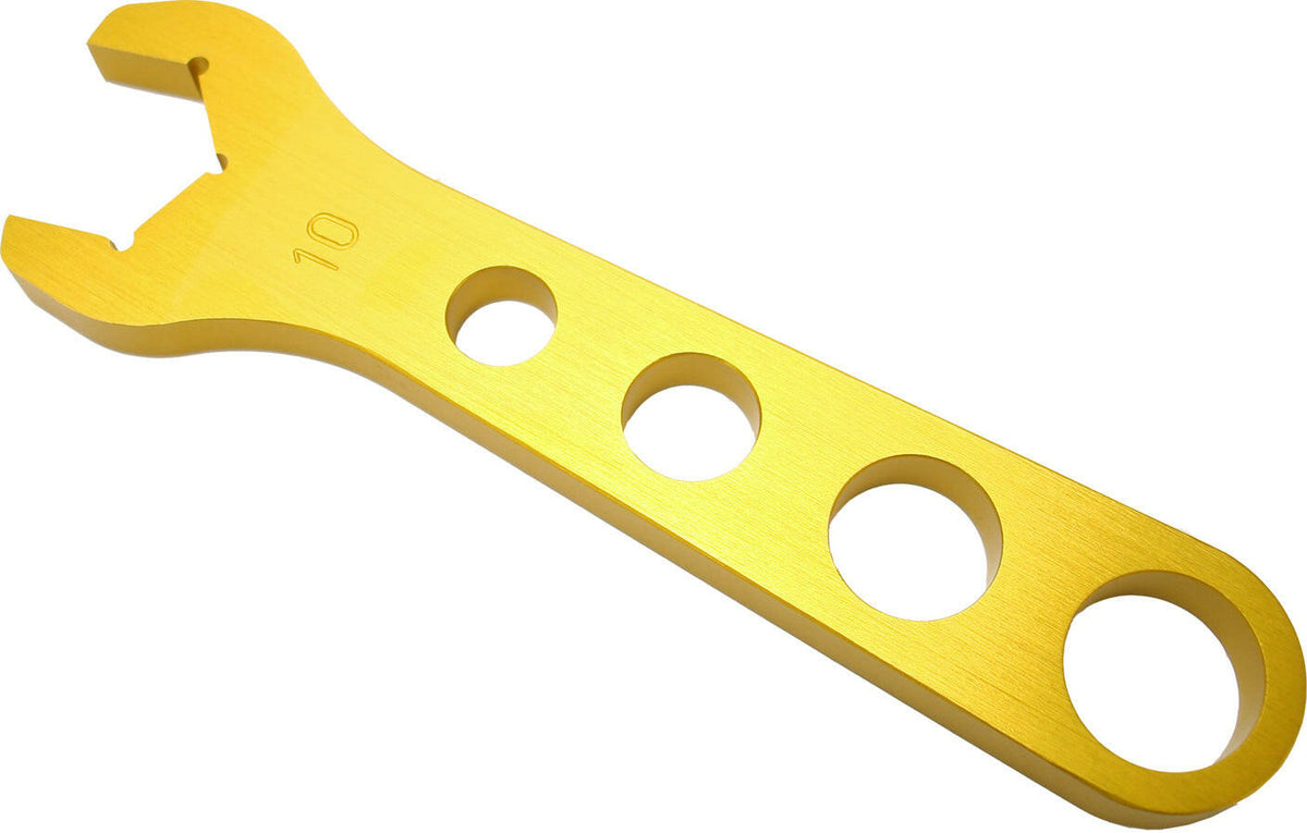 Aluminum AN Hex Wrench 10AN 1 Inch Size Fittings Gold Anodized Aluminum Proform Line Fitting Wrench Set ProForm