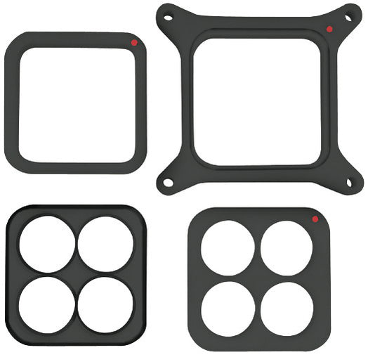 Engine Carburetor Spacer Kit Trackside Kit Has 4-Hole Open and Tapered Inserts Proform Carburetor Spacer ProForm   