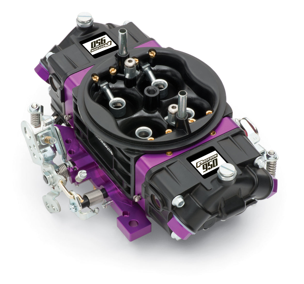 Black Race Series Carburetor 950 CFM Mechanical Secondary Black/ Purple Proform Carburetors ProForm   