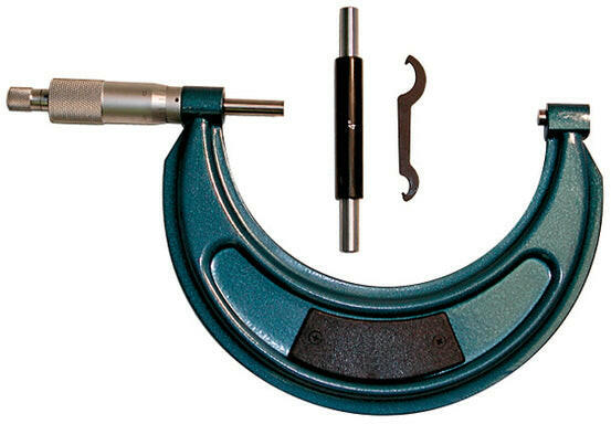 Micrometer Measures 4 to 5 Inch Range in .0001 Increments Steel Plastic Carrying Case Included Proform Multi Purpose Micrometer ProForm