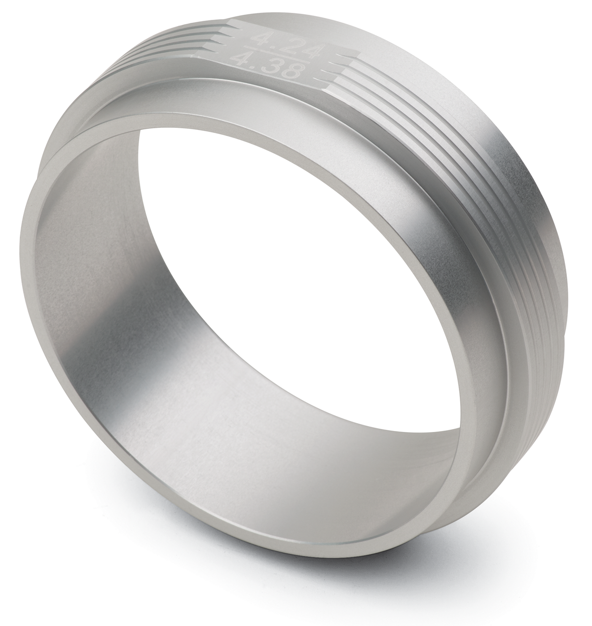 Engine Piston Ring Squaring Tool Billet Aluminum Natural Anodized Fits 4.240-4.380 Inch Bore Sizes Proform Engine Piston Ring Compressor ProForm   