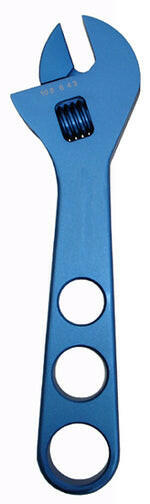 Adjustable AN Fitting Wrench Fits AN Fitting Sizes 3AN-8AN Blue Anodized Billet Aluminum Proform Line Fitting Wrench Set ProForm
